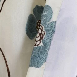 Set Of 2 Royal Garden Kitchen Curtain Tiers Blue - Lush Décor -Lush Décor GUEST 04da6682 6b6a 47e8 80af 74f1d55f4dea