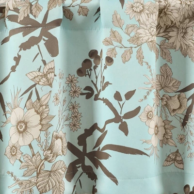 18"x52" Botanical Garden Light Filtering Window Valance - Lush Décor 4 18"x52" Botanical Garden Light Filtering Window Valance - Lush Décor - Image 2