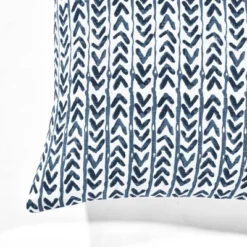 Lush Décor 9 20"x20" Oversize Yani Family-Friendly Square Throw Pillow Cover Navy - Lush Décor