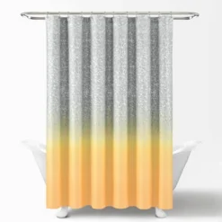 72"x72" Glitter Ombre Metallic Print Single Shower Curtain Yellow/Gray - Lush Décor 11 72"x72" Glitter Ombre Metallic Print Single Shower Curtain Yellow/Gray - Lush Décor -Lush Décor GUEST 067b702d 0cf8 45a9 a8aa de46ed20d1f6
