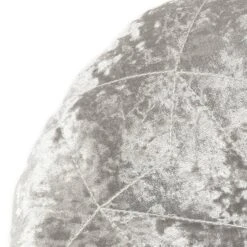 18" Star Round Throw Pillow Gray - Lush Décor