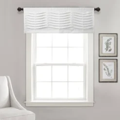 18"x52" Wave Texture Valance - Lush Décor -Lush Décor GUEST 090b7841 8aaa 4349 945f 593764ac86a9