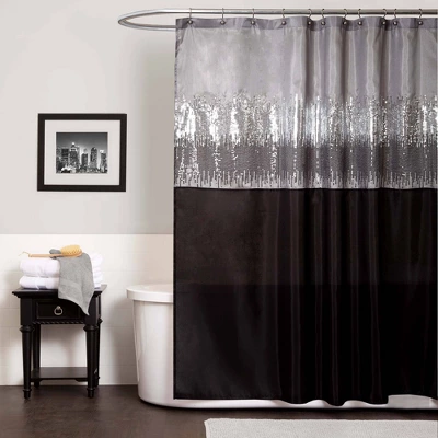 72"x72" Night Sky Shower Curtain - Lush Décor 10 72"x72" Night Sky Shower Curtain - Lush Décor - Image 8