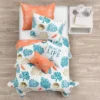 Coastal Reef Feather Reversible Quilt Set Blue/Coral - Lush Décor 2 Coastal Reef Feather Reversible Quilt Set Blue/Coral - Lush Décor -Lush Décor GUEST 0a26bee0 6799 458d 8ffe 28aa9e7aae0f