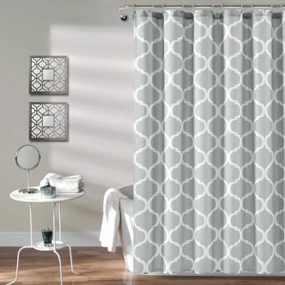 Geo Shower Curtain - Lush Décor 7 Geo Shower Curtain - Lush Décor - Image 5