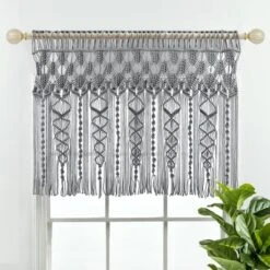 30"x40" Boho Macrame Textured Cotton Window Valance - Lush Décor 16 30"x40" Boho Macrame Textured Cotton Window Valance - Lush Décor -Lush Décor GUEST 0ca8fe74 3ef1 4b45 ba3a bf7650065aa7