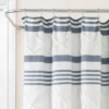 72"x72" Urban Diamond Striped Woven Tufted Eco Friendly Recycled Cotton Shower Curtain - Lush Décor -Lush Décor GUEST 0f41ab72 ae2e 44a0 a724 28188d2e7022