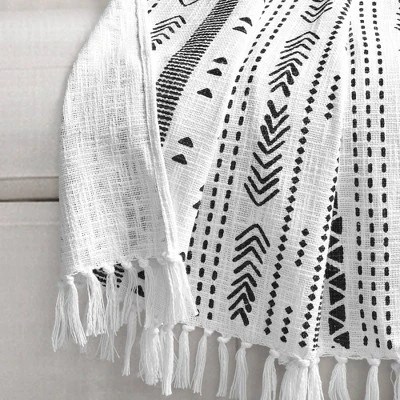 50"x60" Hygge Striped Cotton Slub Tassel Fringe Throw Blanket - Lush Décor 5 50"x60" Hygge Striped Cotton Slub Tassel Fringe Throw Blanket - Lush Décor - Image 3