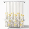 Aprile Shower Curtain Yellow/Gray - Lush Décor -Lush Décor GUEST 156abd20 df35 4193 a615 7ce4fd0cdd42