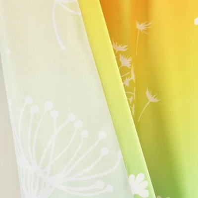 52"x84" Kids' Make A Wish Dandelion Fairy Ombre Window Curtain Panels Pastel Rainbow Set - Lush Décor 6 52"x84" Kids' Make A Wish Dandelion Fairy Ombre Window Curtain Panels Pastel Rainbow Set - Lush Décor - Image 4