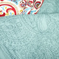 Lush Décor 3pc Boho Chic Reversible Oversized Cotton Quilt Set Seafoam/Red 11 Lush Décor 3pc Boho Chic Reversible Oversized Cotton Quilt Set Seafoam/Red -Lush Décor GUEST 1cce67b5 2386 4539 b332 128445bac25f