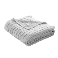 50"x60" Cable Soft Knitted Throw Blanket With Border - Lush Décor -Lush Décor GUEST 1dd015c4 3384 4ed5 9755 216b42686ef0