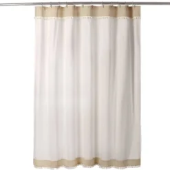Adelyn Pom Pom Shower Curtain Neutral - Lush Décor 9 Adelyn Pom Pom Shower Curtain Neutral - Lush Décor -Lush Décor GUEST 1dd4f0a3 4673 4375 bdc8 5a65bcc86137