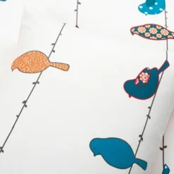 3pc Rowley Birds Cotton Duvet Cover Set - Lush Décor -Lush Décor GUEST 1de53a70 439a 4439 86ea 2ce9afdca93f