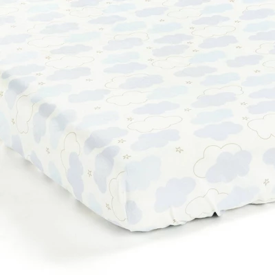 Lush Décor Soft & Plush Fitted Crib Sheet Goodnight 5 Lush Décor Soft & Plush Fitted Crib Sheet Goodnight - Image 3