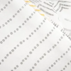 50"x60" Hygge Geo Reversible Cotton Throw Blanket Yellow/Gray - Lush Décor 9 50"x60" Hygge Geo Reversible Cotton Throw Blanket Yellow/Gray - Lush Décor -Lush Décor GUEST 22e4fe84 7a61 4527 948a 95c6a05946a9