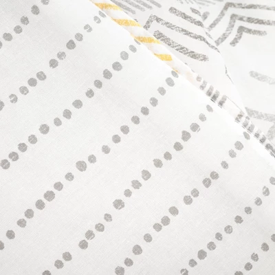 50"x60" Hygge Geo Reversible Cotton Throw Blanket Yellow/Gray - Lush Décor 6 50"x60" Hygge Geo Reversible Cotton Throw Blanket Yellow/Gray - Lush Décor - Image 4