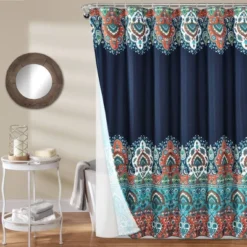 14pc Bohemian Meadow Shower Curtain With Peva Lining And Rings Set - Lush Décor -Lush Décor GUEST 24053e96 2cd0 4f7b 895c 38a871e980c1