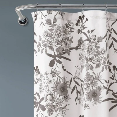 Botanical Garden Shower Curtain - Lush Décor 4 Botanical Garden Shower Curtain - Lush Décor - Image 2