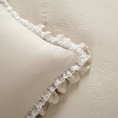 Ella Lace Ruffle Comforter Set - Lush Décor 6 Ella Lace Ruffle Comforter Set - Lush Décor - Image 4
