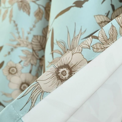 18"x52" Botanical Garden Light Filtering Window Valance - Lush Décor 5 18"x52" Botanical Garden Light Filtering Window Valance - Lush Décor - Image 3