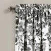 2pk 52"x84" Light Filtering Tanisha Curtain Panels Black - Lush Décor -Lush Décor GUEST 28826902 57b9 4214 a2b5 7c511cdbc45d