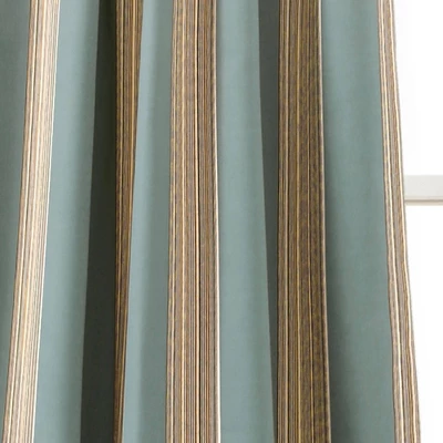 Set Of 2 Julia Striped Room Light Filtering Curtain Panels - Lush Décor 4 Set Of 2 Julia Striped Room Light Filtering Curtain Panels - Lush Décor - Image 2