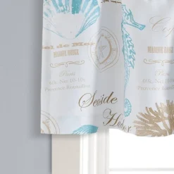 52"x18" Harbor Life Window Valance Blue - Lush Décor 8 52"x18" Harbor Life Window Valance Blue - Lush Décor -Lush Décor GUEST 2c982ecb 9bc8 4612 b075 488cfebccf0c