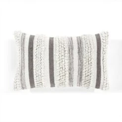 13"x20" Oversize Bria Striped Family-Friendly Lumbar Throw Pillow Cover - Lush Décor -Lush Décor GUEST 2e472d2c cf5c 465a 9906 6aa7bc8c5d41