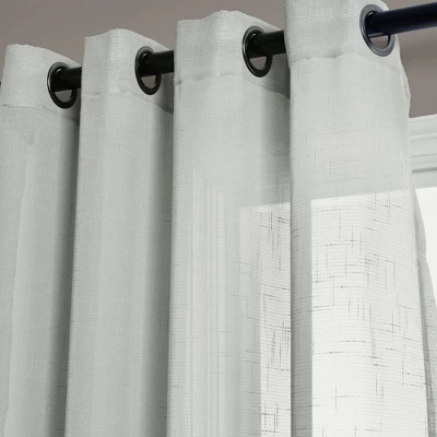Set Of 2 52"x84" Bridie Sheer Window Curtain Panels - Lush Décor 6 Set Of 2 52"x84" Bridie Sheer Window Curtain Panels - Lush Décor - Image 4
