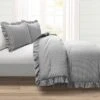 Lush Decor 3pc Reyna Stripe Reversible Comforter Bedding Set Gray/White 2 Lush Decor 3pc Reyna Stripe Reversible Comforter Bedding Set Gray/White -Lush Décor GUEST 342420a5 4e00 4632 8c85 3498add502d1
