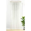 1pc 40"x84" Light Filtering Boho Macrame Textured Indoor/Outdoor Curtain Panel White - Lush Décor -Lush Décor GUEST 358e0595 440a 429b a17d c84eb0dabb7f