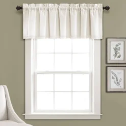 52"x18" Linen Lace Valance - Lush Décor -Lush Décor GUEST 369ca41b 97f9 4062 9748 36a7845ccb2f