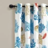 Set Of 2 (84"x52") Coastal Reef Feather Light Filtering Grommet Window Curtain Panels Blue - Lush Décor -Lush Décor GUEST 373e2df6 a565 41b3 8b59 ce6f5a0afd56