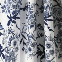 2pk 52"x95" Light Filtering Botanical Garden Curtain Panels Navy - Lush Décor 8 2pk 52"x95" Light Filtering Botanical Garden Curtain Panels Navy - Lush Décor -Lush Décor GUEST 3769b2b8 3645 4841 8e21 6578239fe59e