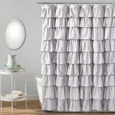Ruffle Shower Curtain - Lush Décor 5 Ruffle Shower Curtain - Lush Décor - Image 3