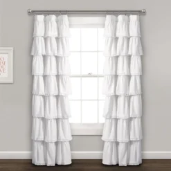 52"x84" Ruffle Window Curtain Panel - Lush Décor 11 52"x84" Ruffle Window Curtain Panel - Lush Décor -Lush Décor GUEST 3aa86175 d565 4c7b aab0 6ddad89b5b6a