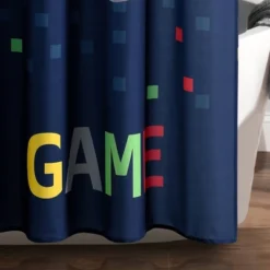 72"x72" Single Kids' Video Games Shower Curtain Navy - Lush Décor 7 72"x72" Single Kids' Video Games Shower Curtain Navy - Lush Décor -Lush Décor GUEST 3c3cc6c4 5216 4530 a74a 7a2b7b516c2d