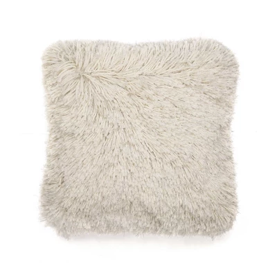 20"x20" Oversize Ella Shaggy Fur Square Throw Pillow - Lush Décor 6 20"x20" Oversize Ella Shaggy Fur Square Throw Pillow - Lush Décor - Image 4