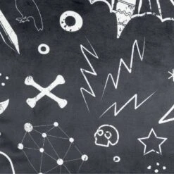 Lush Décor 13 18"x18" Halloween Elements Square Throw Pillow Black - Lush Décor