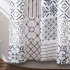 72x72 Monique Shower Curtain Blue – Lush Décor -Lush Décor GUEST 4262ff6f b3bb 4db0 a646 8670e38232fd