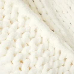 40"x50" Hygge Soft Cozy Chunky Knitted Throw Blanket - Lush Décor -Lush Décor GUEST 43c30a43 60ec 4a64 98cc 039a889355d4