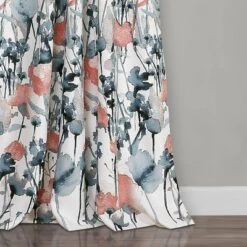 Set Of 2 Zuri Flora Light Filtering Window Curtain Panels - Lush Décor -Lush Décor GUEST 44c1e85a 02fc 4d39 aa9c 9364e295f75b