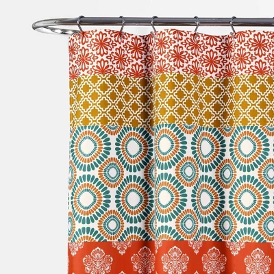 Bohemian Stripe Shower Curtain - Lush Décor 3 Bohemian Stripe Shower Curtain - Lush Décor