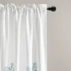 2pk 52"x84" Light Filtering Aprile Curtain Panels Blue - Lush Décor -Lush Décor GUEST 457f108b f98c 445e 8873 e6325777e8a7