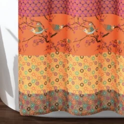 Royal Empire Shower Curtain Orange - Lush Décor -Lush Décor GUEST 461af6b2 2c63 456b 858f c2ad8a743dca