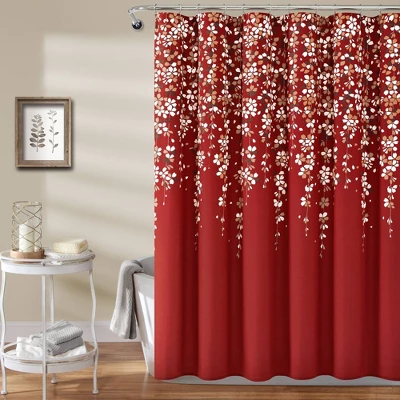 Weeping Flower Shower Curtain - Lush Décor 12 Weeping Flower Shower Curtain - Lush Décor - Image 10