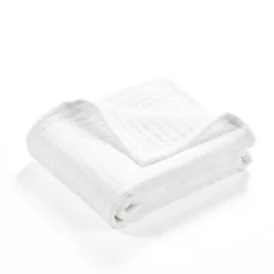 50"x60" Solid Kantha Pick Stitched Yarn Dyed Cotton Woven Throw Blanket - Lush Décor -Lush Décor GUEST 4796a29e db0d 42f6 bbc6 409bbc82ffd8