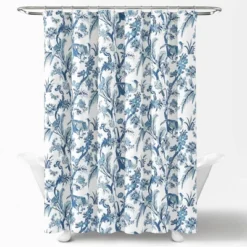 Dolores Shower Curtain Blue - Lush Décor 9 Dolores Shower Curtain Blue - Lush Décor -Lush Décor GUEST 4a96f6e1 4363 41f7 b7a6 b4bb822d1e74