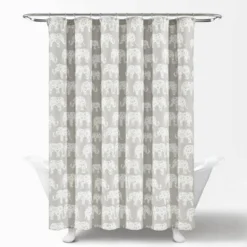 72"x72" Kids' Elephant Parade Shower Curtain - Lush Décor -Lush Décor GUEST 4b0afdcd b74f 4022 bb65 1cad9ba3c45b